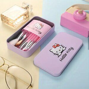 Hello Kitty Makeup Brushes and Tin